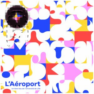 L&rsquo;Aéroport, Université de Lille | Conception de supports graphiques et signalétiques à partir d&rsquo;une charte pré-établie