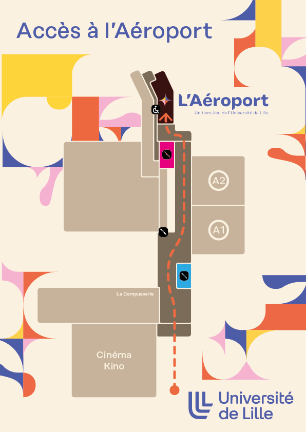 Affiche signalétique - Université de Lille - 2025