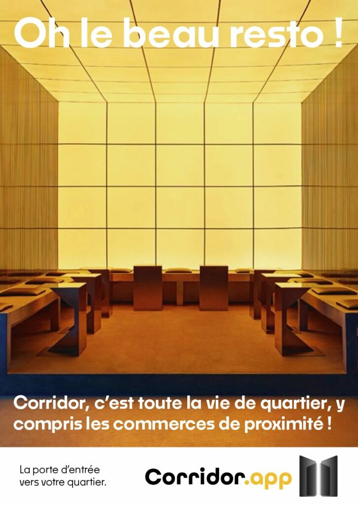 Affiche promotionnelle fictive cr&eacute;&eacute;e au cours d'un projet &eacute;tudiant autour d'une application fictive innovante - IUT de Lille - 2026