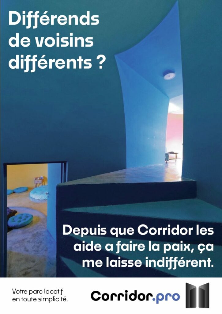 Affiche promotionnelle fictive cr&eacute;&eacute;e au cours d'un projet &eacute;tudiant autour d'une application fictive innovante - IUT de Lille - 2026